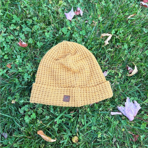 Cozy Mustard Knit Beanie - Picture 1 of 3